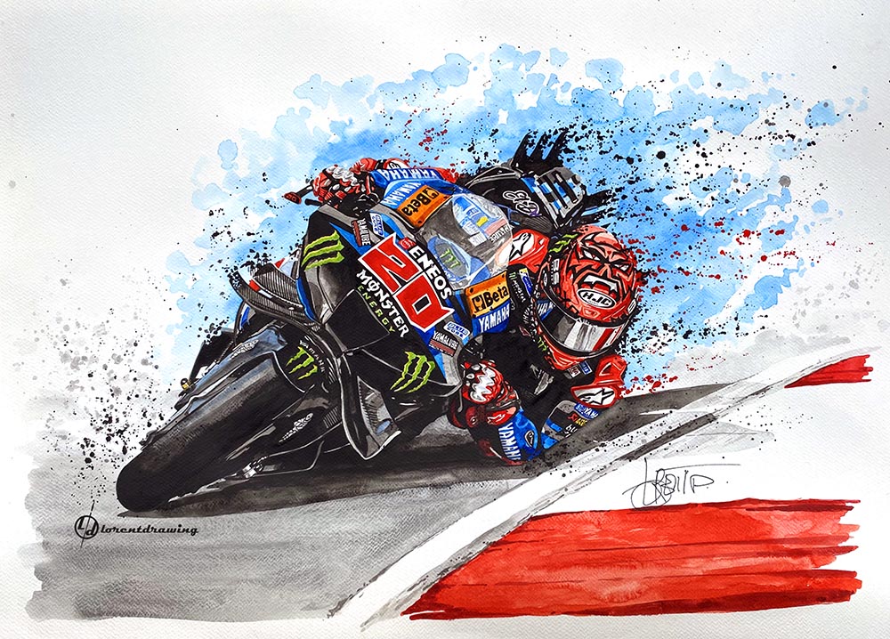 MOTOGP Fabio Quartararo 2024 - Dédicacée