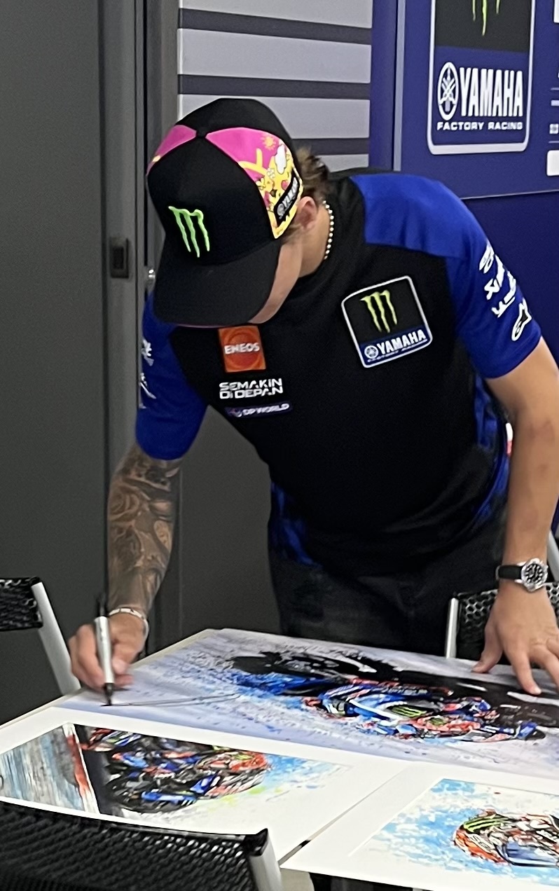 MOTOGP 2026 Fabio Quartararo "Dédicacée"